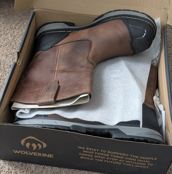 *SOLD* NIB Wolverine 10" ReForce CarbonMax Comp Toe WP Work Boots (Men's 11 EW) - Picture 11 of 16
